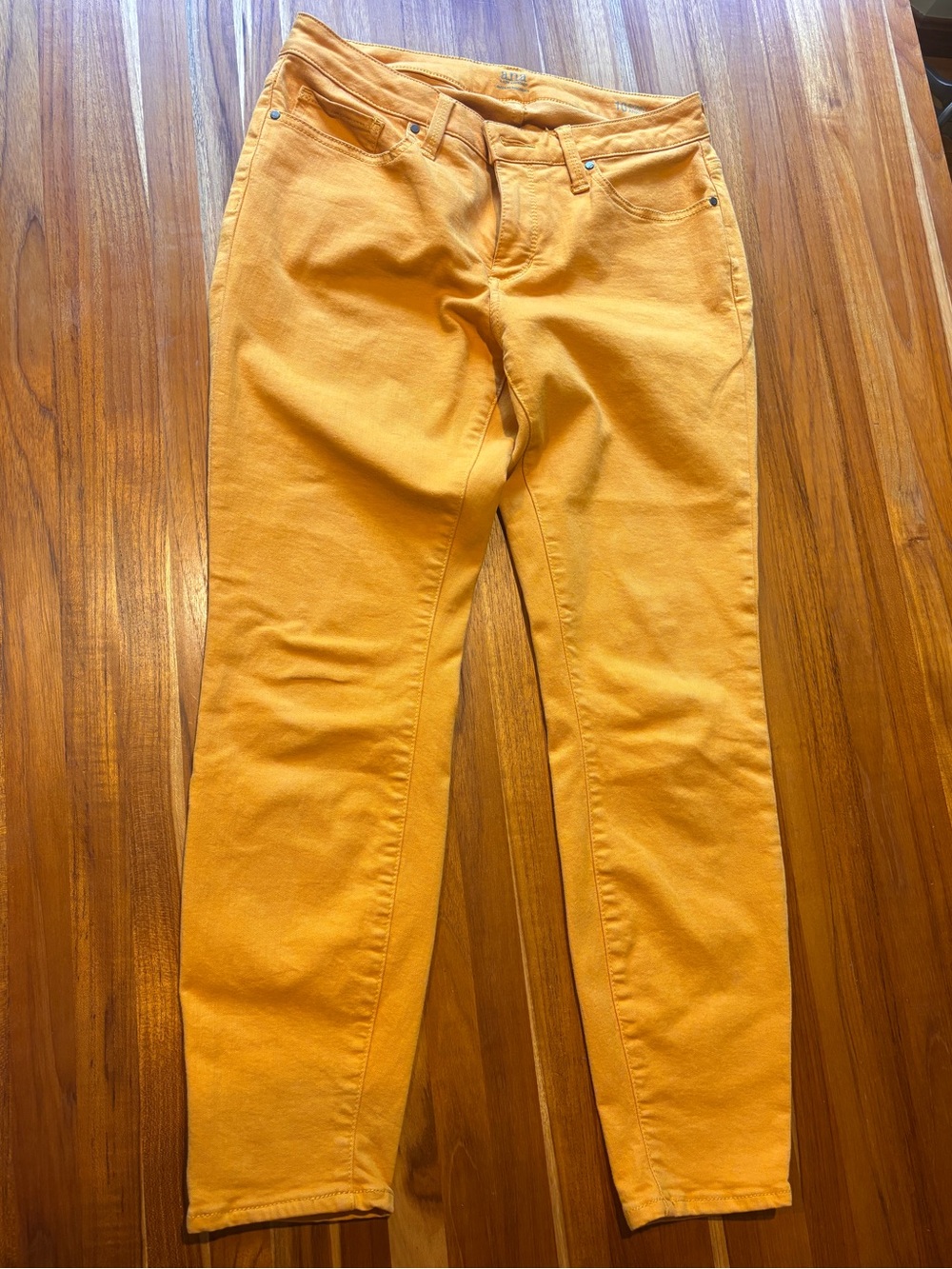 Women’s Mustard Yellow Straight Jeans 10